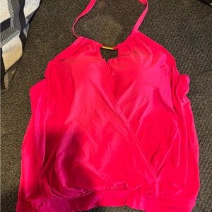 Cacique Pink Swim Top